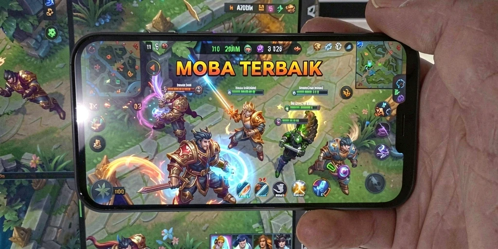 Screenshot gameplay A200M dengan aksi pertarungan yang intens.