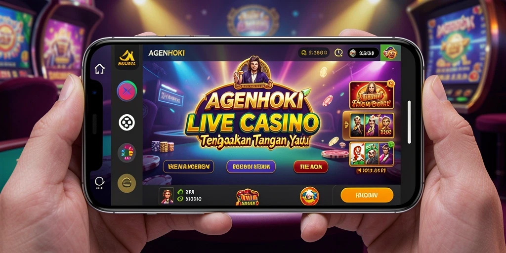 Gameplay Live Casino yang mendebarkan di AGENHOKI dengan dealer profesional.