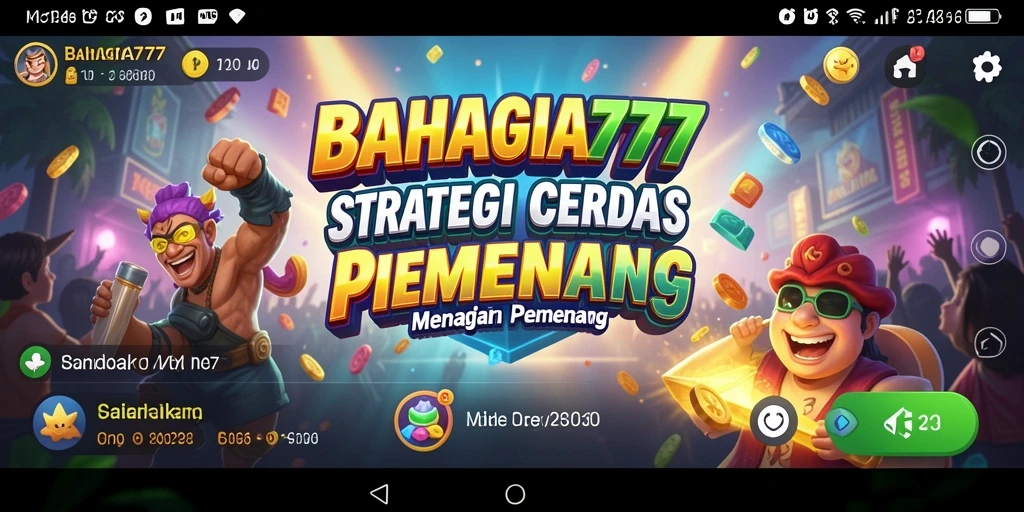 Tampilan gameplay dari BAHAGIA777 yang seru dan menantang.