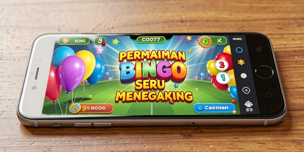 Tampilan gameplay Bingo yang seru dan interaktif di C0077.