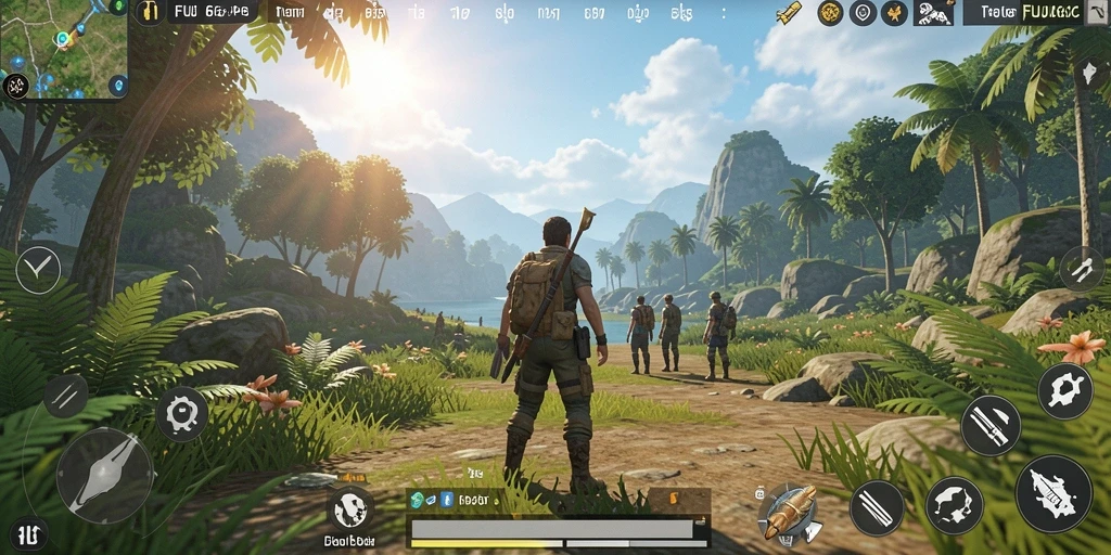Screenshot menunjukkan grafis memukau dan gameplay mendalam di FUJI66.