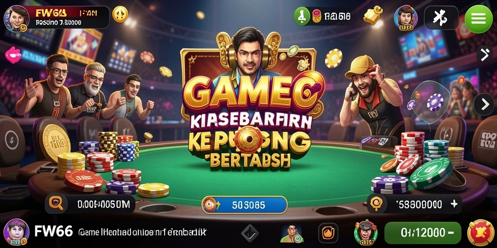 Gameplay menarik FW66 dengan grafis kasino yang memukau.