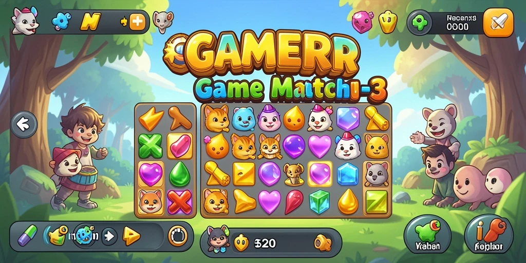 Tampilan menarik dari gameplay seru di GAMERP.