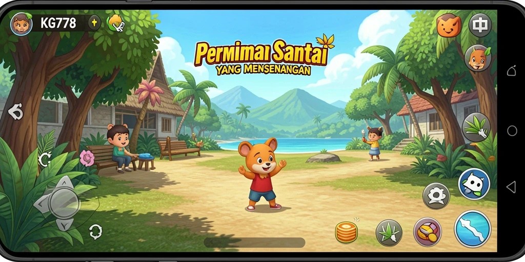 Tampilan gameplay KG778 yang menarik dan ceria.