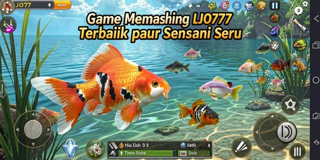 Tangkapan ikan besar di LJO777 dengan pemandangan yang memukau.