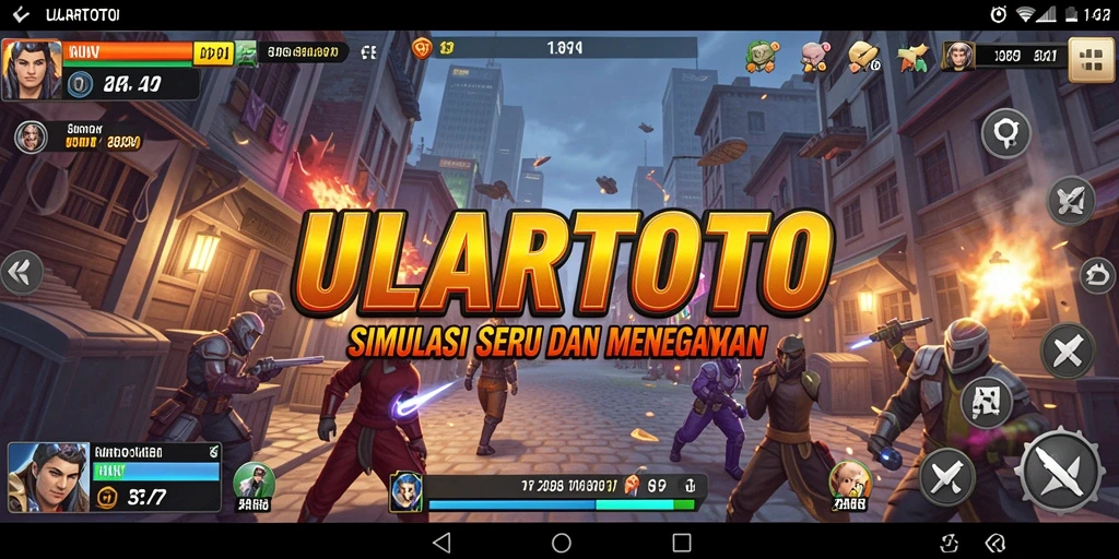 Screenshot gameplay ULARTOTO menampilkan keseruan dalam simulasi kompetisi.